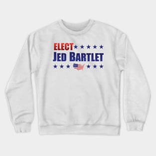 Elect Jed Bartlet for President, Stars USA Crewneck Sweatshirt